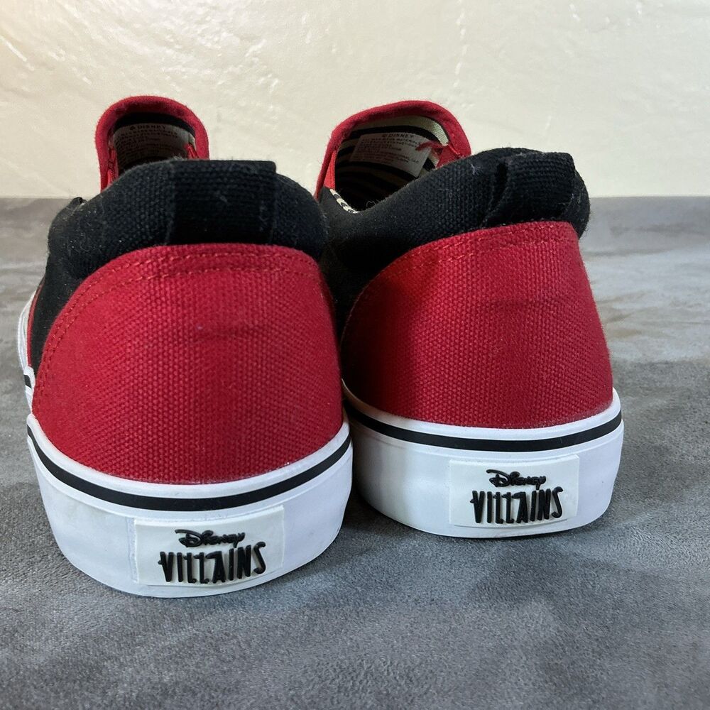 Ground Up Disney Villain Poison Apple Slip On Shoes Mens 11 M Black Canvas